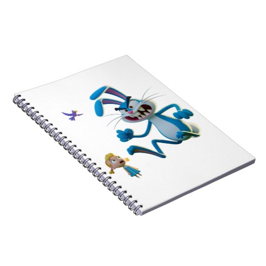 The angry rabbit  notitieboek (Rechterzijde)