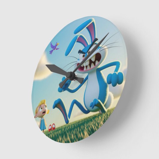 The angry rabbit ronde klok (Hoek)