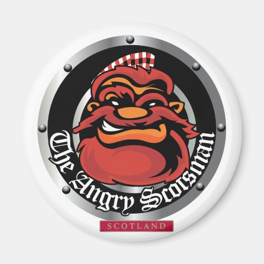 The Angry Scotsman Magneet (Voorkant)