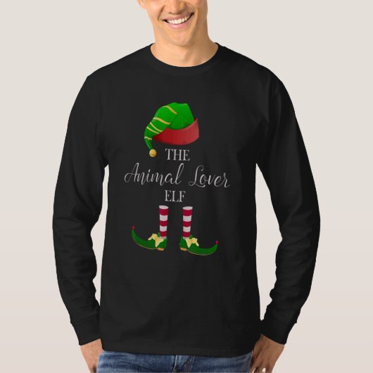The Animal Elf Cute Christmas Family T-shirt (Voorkant)