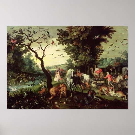 The Animals Entering Noah's Ark Poster (Voorkant)