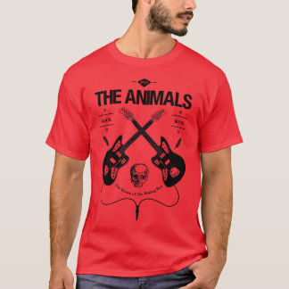 THE ANIMALS Guitar  Logo T-shirt