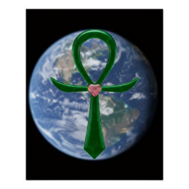 The Ankh Saves Our World Perfect Poster