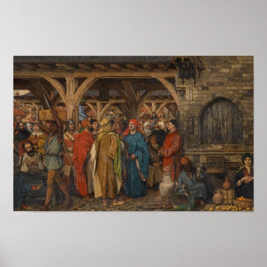 The Annual Fair (Right), by Albrecht De Vriendt Poster (Voorkant)