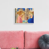 The Annunciation, 1426, van Fra Angelico Canvas Afdruk (Insitu (Woonkamer))