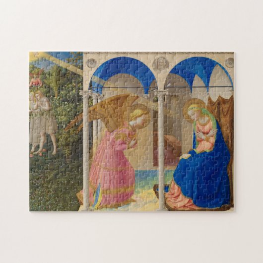 The Annunciation, 1426, van Fra Angelico Legpuzzel (Horizontaal)