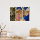 The Annunciation, 1426, van Fra Angelico Poster (Keuken)