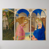 The Annunciation, 1426, van Fra Angelico Poster (Voorkant)