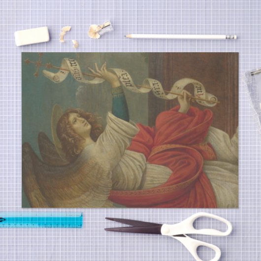 The Annunciation Angel by Gaudenzio Ferrari Tissuepapier (Craft)
