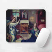 The Annunciation by Joos van Cleve:  Muismat (Met muis)