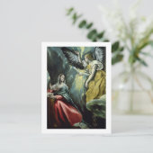 The Annunciation, c.1575 (olie op canvas) Briefkaart (Staand voorkant)