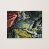 The Annunciation, c.1575 (olie op canvas) Legpuzzel (Horizontaal)