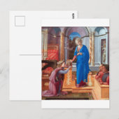 The Annunciation, Filippo Lippi, 1440 Briefkaart (Voorkant / Achterkant)