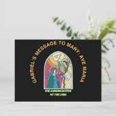The Annunciation of the Lord Feestdagenkaart (Staand voorkant)