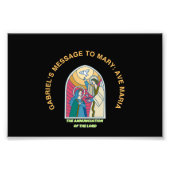 The Annunciation of the Lord Foto Afdruk (Voorkant)