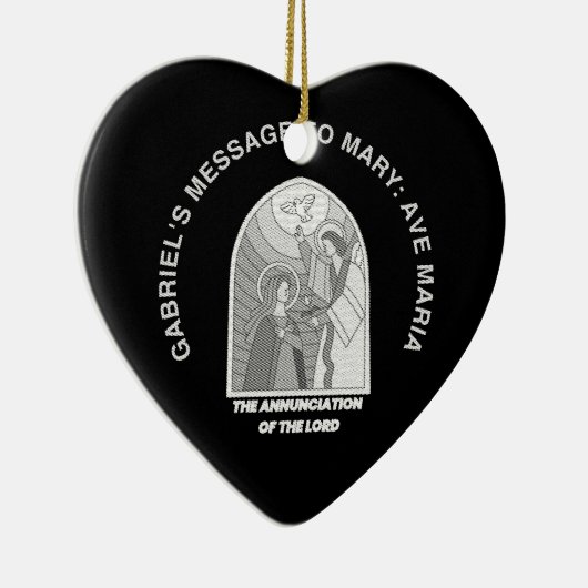 The Annunciation of the Lord Keramisch Ornament (Rechts)