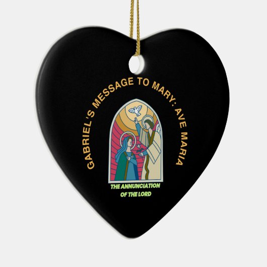 The Annunciation of the Lord Keramisch Ornament (Rechts)