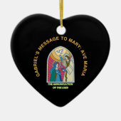 The Annunciation of the Lord Keramisch Ornament (Voorkant)