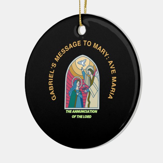 The Annunciation of the Lord Keramisch Ornament (Links)