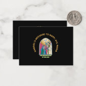 The Annunciation of the Lord Notitiekaartje (Voorkant / Achterkant in situ)