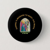The Annunciation of the Lord Ronde Button 5,7 Cm (Voorkant)