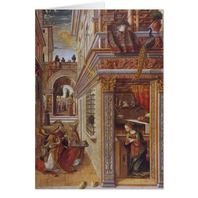 The Annunciation with St. Emidius, 1486 (Voorkant)