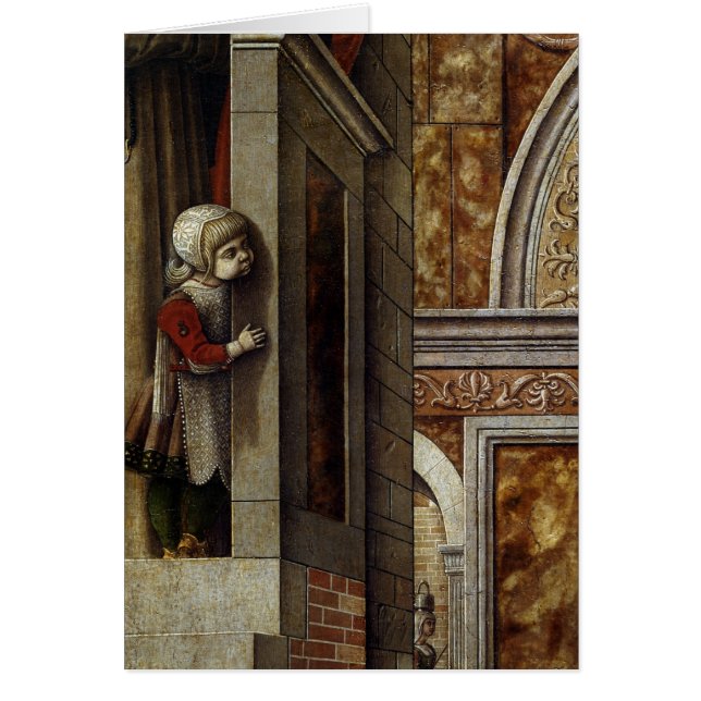 The Annunciation with St. Emidius, 1486 (Voorkant)