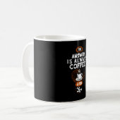 The Answer is Always Coffee Koffiemok (Voorkant links)