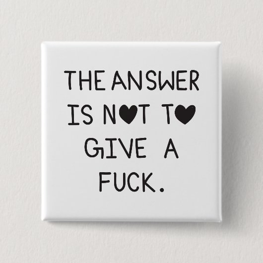 The answer is not to give a f vierkante button 5,1 cm (Voorkant)