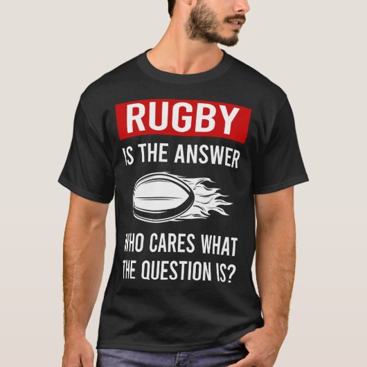 The Answer Rugby T-shirt (Voorkant)