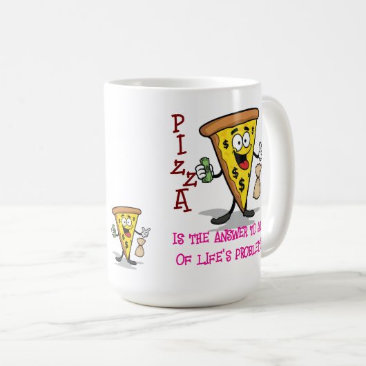 The answer to all of life's problems koffiemok (Voorkant rechts)