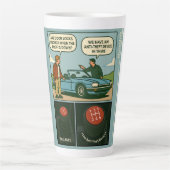 The Anti-Theft Device (Stick Shift) Latte Mok (Voorkant)