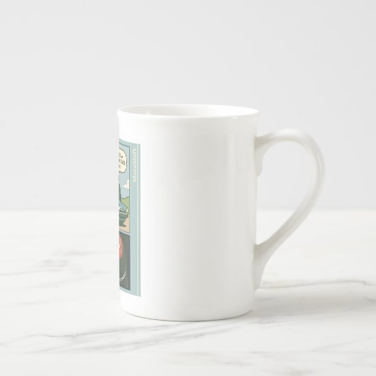 The Anti-Theft Device (Stick Shift) Porselein Kop (Rechts)