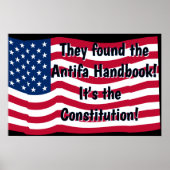 The Antifa Handbook Patriotic (ds) Poster (Voorkant)