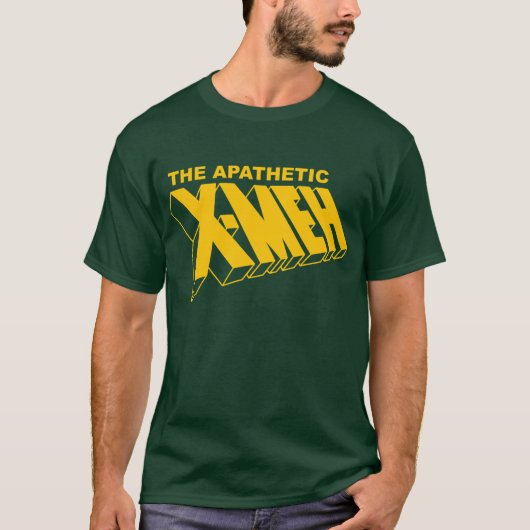 The Apathetic X Meh T-shirt (Voorkant)