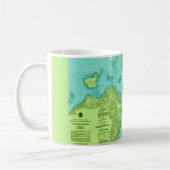 The Apostle Islands Map Mug Koffiemok (Links)