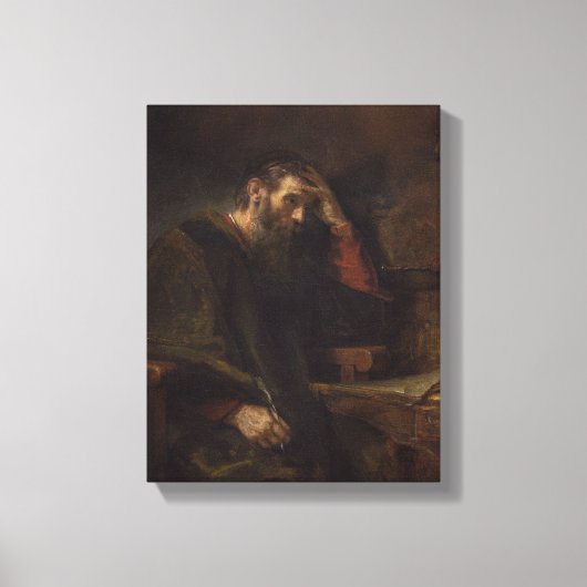 The Apostle Paul, c.1657 (olie op canvas) Canvas Afdruk (Voorkant)