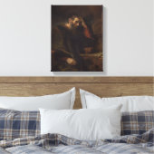 The Apostle Paul, c.1657 (olie op canvas) Canvas Afdruk (Insitu (Slaapkamer))