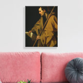 The Apostle St. Thomas, c.1619-20 Canvas Afdruk (Insitu (Woonkamer))