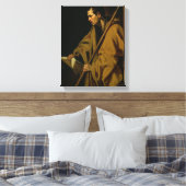 The Apostle St. Thomas, c.1619-20 Canvas Afdruk (Insitu (Slaapkamer))