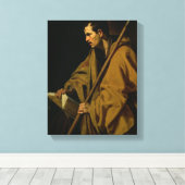 The Apostle St. Thomas, c.1619-20 Canvas Afdruk (Insitu (Houten vloer))