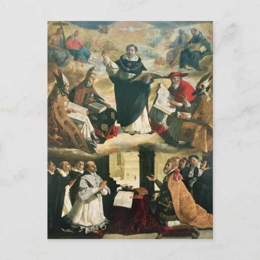 The Apotheosis of St. Thomas Aquinas, 1631 Briefkaart (Voorkant)