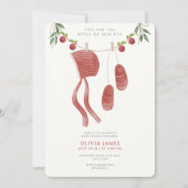 The apple of our eye baby shower kaart (Voorkant)