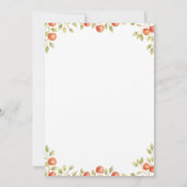 The Apple Of Our Eye Clothesline Plaid Baby Shower Kaart (Achterkant)