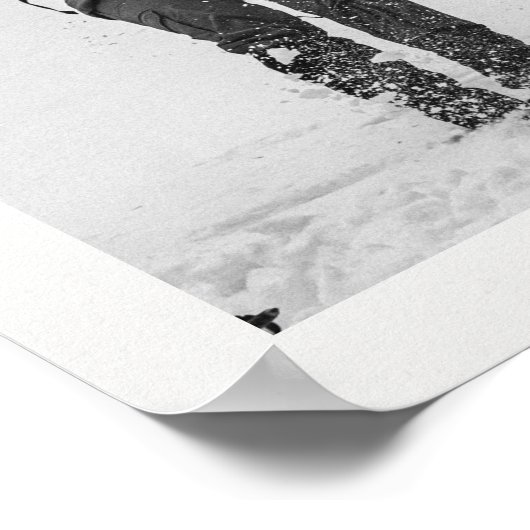 The Apres Times Newspaper Because We're Iconic Poster (Hoek)