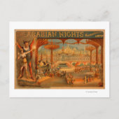 The Arabian Nights - Aladdin's prachtige lamp Briefkaart (Voorkant)