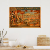 The Arabian Nights - Aladdin's prachtige lamp Poster (Keuken)