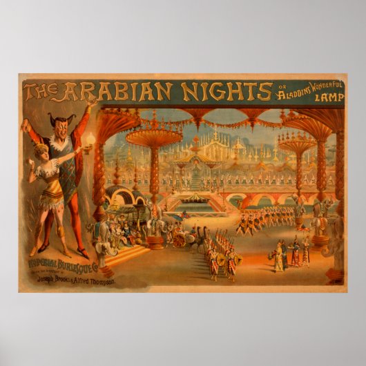 The Arabian Nights - Aladdin's prachtige lamp Poster (Voorkant)