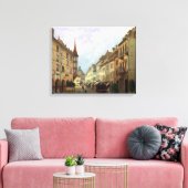 The Arcades, Grand Rue, Colmar, 1876 Canvas Afdruk (Insitu (Woonkamer))