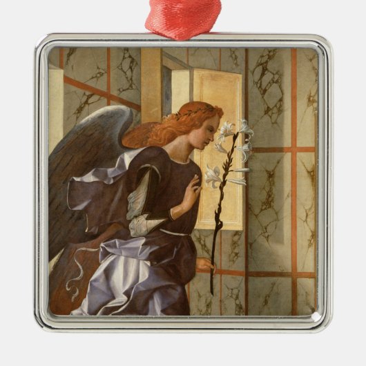 The Archangel Gabriel, van de bekendmakingsdipty Metalen Ornament (Voorkant)